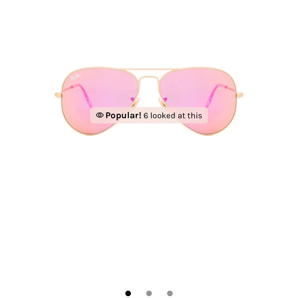 Ray ban pink aviators